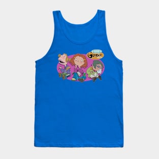 Retro Cartoon Girl G Tank Top